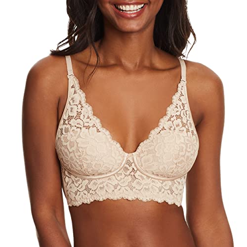 Maidenform womens Casual Comfort Convertible Bralette Dm1188 Bra, Paris Nude, 34B US