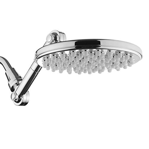 HotelSpa MOBILIS(TM) 4-way Adjustable High-Pressure 9' Rainfall Showerhead with 109 Self-Clean Jets Chrome