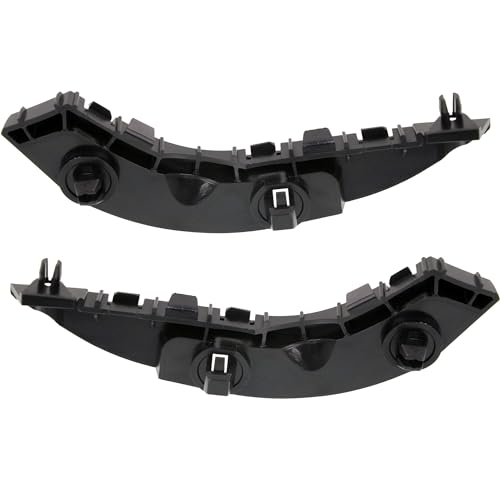 Evan Fischer Bumper Bracket SET Compatible with 2006-2011 Honda Civic Black Bumper Stay, Plastic, Sedan Canada, Japan or USA Built Vehicle Front, Driver and Passenger Side HO1043114, HO1042114