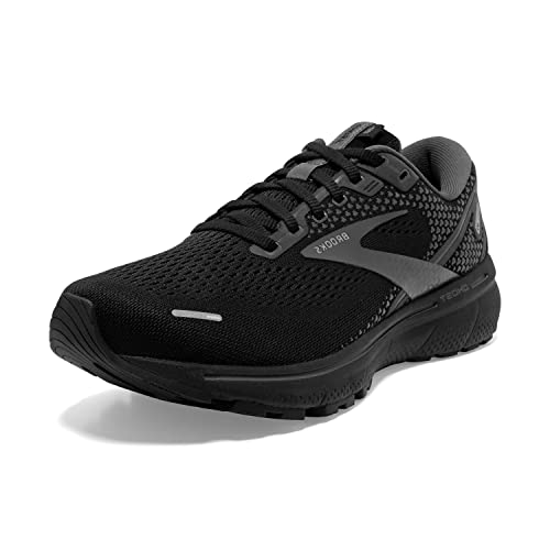 Brooks Women's Ghost 14 Neutral Running Shoe - Black/Black/Ebony - 11.5 Medium