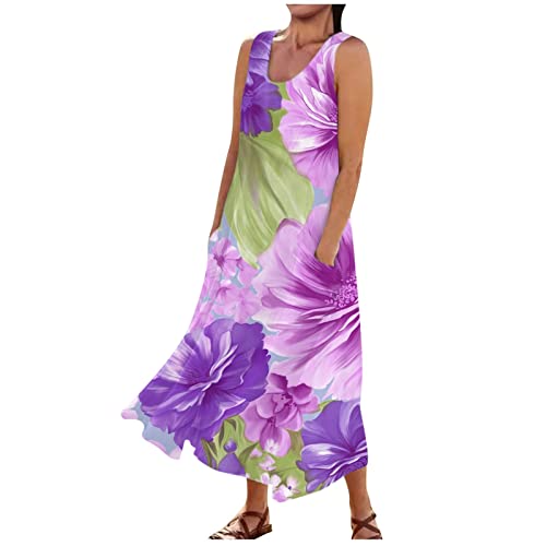Maxi Skirt White Dress Country Concert Tops Leather Skirts for Women Lavender Skirt Dress with Built in Shapewear Black Skirts Midi Dresses for Women Work Dresses for Women Purple XL