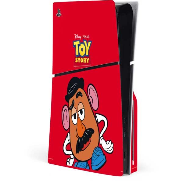 Skinit Decal Gaming Skin Compatible with PS5 Slim Console - Officially Licensed Disney Toy Story Mr Potato Head Design