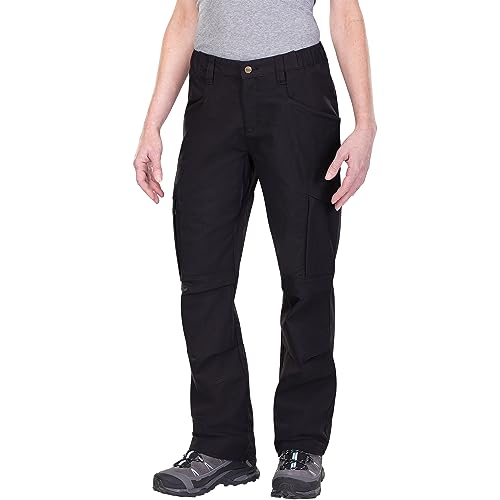 Vertx Fusion Lt Stretch Womens Tactical Pants Cargo Utility with Pockets, Outdoor Performance, Quick Dry, Relaxed-Fit Pant, EDC Survival Gear, Black, 10x30