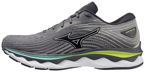 Mizuno Men's Wave Sky 6 Running Shoe, Quiet Shade/Silver, 12