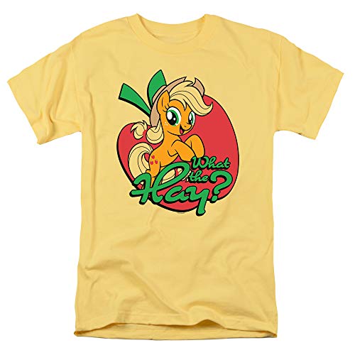 My Little Pony: Friendship is Magic Applejack What the Hay? T Shirt & Stickers (Large)