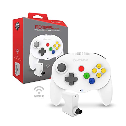 Hyperkin 'Admiral' Premium BT Controller for N64 (White) - Nintendo 64
