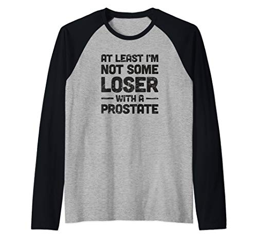Loser - Prostate Cancer Removal Surgery Gift - Prostate Raglan Baseball Tee