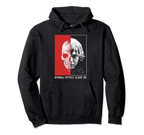 American Horror Story Tate Half Skull Pullover Hoodie