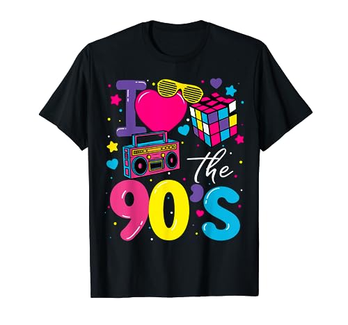 I Love The 90's Retro 90s Costume Party Funny Gift T-Shirt