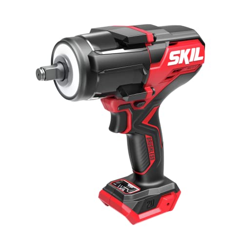 SKIL PWR CORE 20 Brushless 20V 1/2 In. Mid-Torque Impact Wrench, Tool Only- IW5761B-00