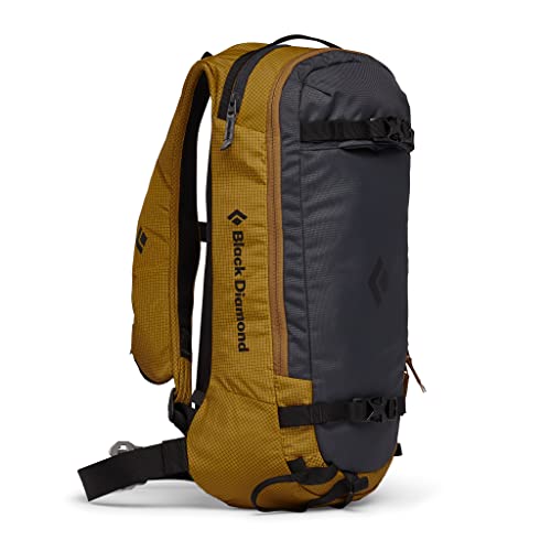 BLACK DIAMOND Equipment Dawn Patrol 15 Backpack for Skiing and Snowboarding, Amber, Small/Medium