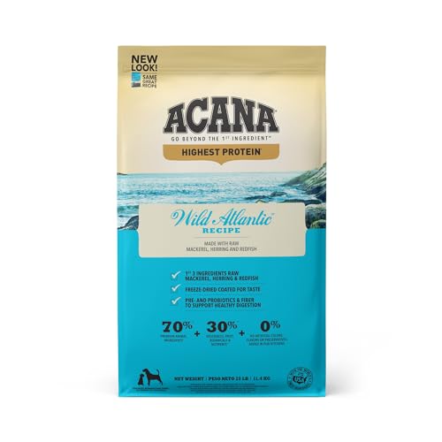 ACANA Highest Protein Dry Dog Food, Wild Atlantic, Fish Recipe, 25lb