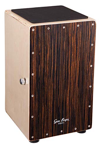Gon Bops Fiesta Cajon with Gig Bag, Walnut
