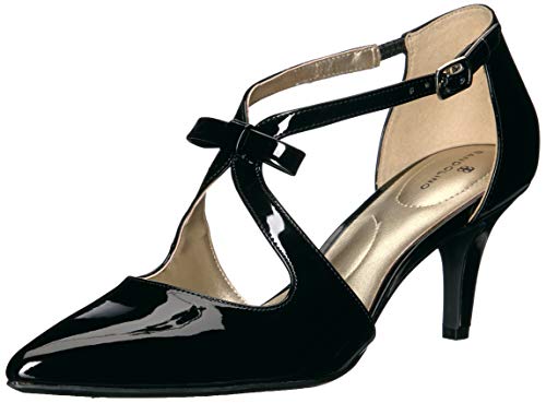 Bandolino Women's Zeffer Pump Black Patent PU 8