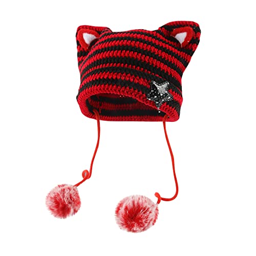 Knit Hat Men Winter Winter Accessories for Gift Dad From Son Mechanics Veterans Day Gifts for Men Led High Hats Led with Hats