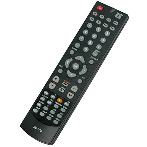 New RC-056 Replace Remote for Coby TV DVD TFDVD1995 S2 LCDVD2250 LEDVD1596 TFDVD1595