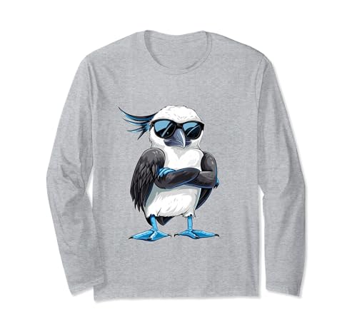 Blue Footed Booby Plush Stuffed Animal Blue Foot Booby Long Sleeve T-Shirt