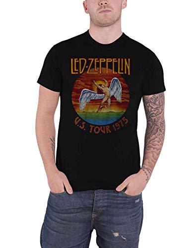 Led Zeppelin - USA Tour 1975 T Shirt (X-Large)