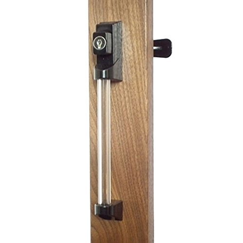 Internatonal Resources, Inc. Storm Door Hardware Surface Mount-Lucite Clear Tube- 1-1/4 Inch Thick Door