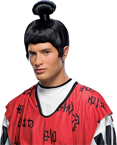 Rubie's mens Japanese Samurai Wig Party Supplies, As Shown, One Size US