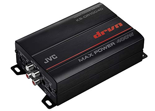JVC KS-DR1004D 400 Watt 4-Channel Bridgeable Amplifier for Car & Marine and RZR/ATV/UTV/Cart Motorsports