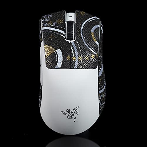 for Razer DeathAdder Mouse Grip Tape Compatible with Razer DeathAdder V3/DeathAdder V3 Pro Sweatproof Anti-Slip Razer DeathAdder V3 Pro Grip Tape Odorless Stickers