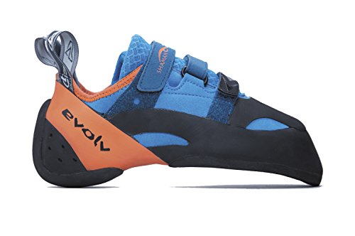 Evolv Sports Men s Shaman Climbing Shoe BLUE ORANGE 4