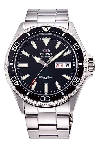 Orient Mens Analogue Automatic Watch with Stainless Steel Strap RA-AA0001B19B, Black, Bracelet