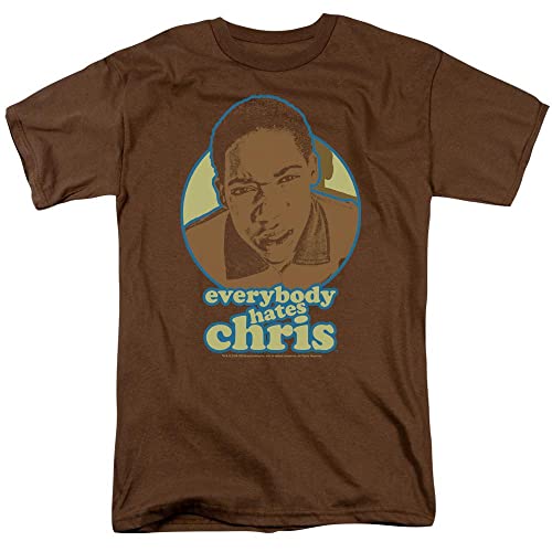 Everybody Hates Chris Chris Graphic Adult Regular Fit T-Shirt L Brown