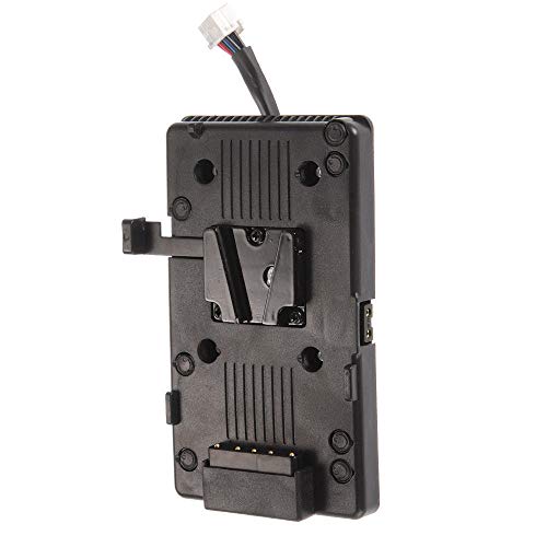 Fotga V Mount V-Lock BP Battery Plate Adapter for Blackmagic URSA Mini 4K 4.6K Pro BMD URSA Mini Pro 12K OLPF, with Extra 16.8V D-tap Output for Monitor LED Light