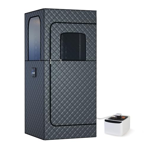 TOREAD Full Size Sauna, Portable Steam Saunas Tent Fold-able with 2.6L 1000W Steam Generator Remote Control