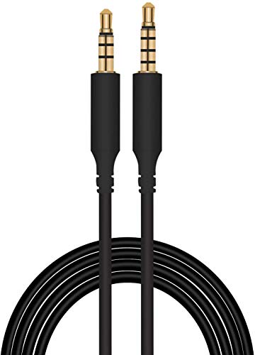 Alitutumao Replacement Astro A40 A10 A30 A50 Gaming Headset 3.5mm Audio Cable Extension Cord Compatible with Playstation 4 PS4, MixAmp, PC Gaming and Smartphone, No Mute & Volume Control Button