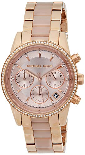 Michael Kors Women's Ritz Rose Gold-Tone Watch MK6307