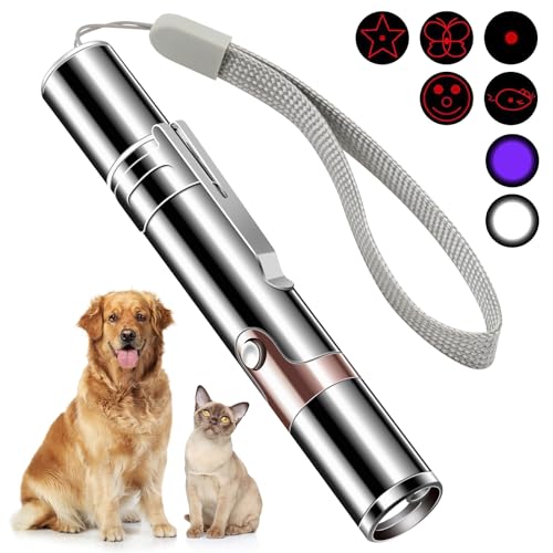 Cowjag Laser Pointer, Cat Birds Toy Pointer for Indoor, Cat Mouse Toys Wand Light Pet Interactive Toys to Keep Cat Busy, for Kitten Cat Dog Chase Play