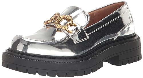 Circus NY by Sam Edelman Women's Ella Loafer, Soft Silver, 10