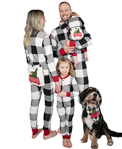 Lazy One Flapjacks, Matching Christmas Pajamas for The Dog, Baby & Kids, Teens, and Adults (Tailgate, Large)