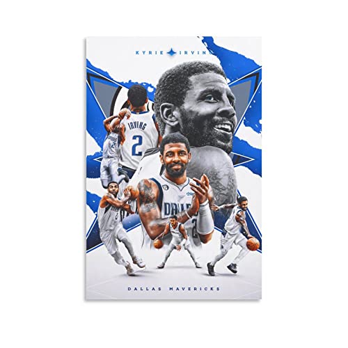 Kyrie Irving Poster 1 Wall Art Canvas Print Poster Home Bathroom Bedroom Office Living Room Decor Canvas Poster Unframe: 12x18inch(30x45cm)