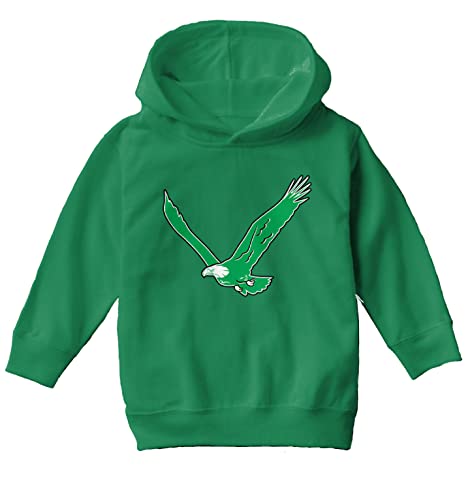 Haase Unlimited Eagle - Philly Sports Toddler/Youth Fleece Hoodie (Kelly, 5T/6T (Toddler))