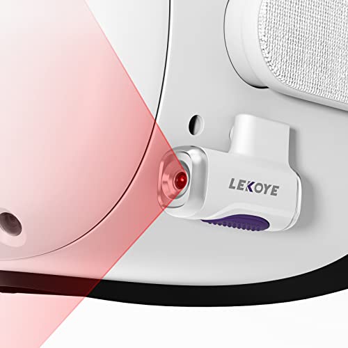 Ir Illuminator, LEKOYE Infrared Light for Meta Quest 2 PSVR2, 2 Gear Brightness Adjustable VR Accessories for Oculus Quest 2, Sensor Tracking in The Dark