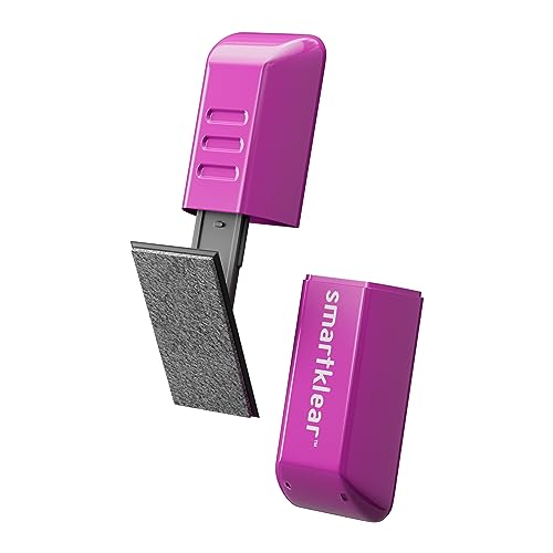 CarbonKlean SmartKlear Smart Phone Screen Cleaner - for iPhones, Androids, and More - Cleaner with Carbon Microfiber Tech - Injected Purple - 1 Count