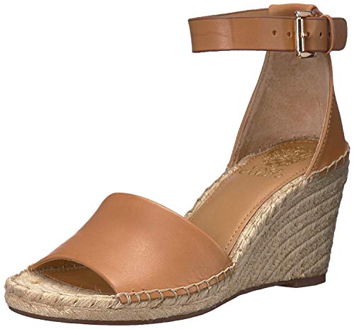 Vince Camuto Women's Footwear Leera Espadrille Wedge Sandal, Tan, 8.5 US