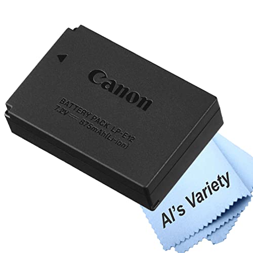 Canon LP-E12 Lithium-Ion Battery Pack for Canon Eos EOS M M2 M10 M50 M100 M50 Mark II M200 Rebel SL1 Camera(Bulk Packaging)
