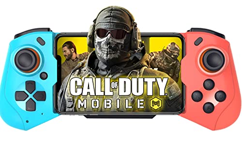 Mobile Gaming Controller for iPhone iOS Android PC Wireless Gamepad Joystick for iPhone 15/14/12/11, iPad, MacBook, Samsung Galaxy S22/S21/S20, TCL, Tablet, PC - 18+ Hour Battery Life - Call of Duty