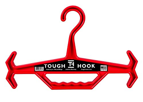 Original Tough Hook Hanger GEN2 | The Original Multipurpose Heavy Duty Hanger | 200 lb Capacity | USA Made |Veteran Owned |for Heavy Gear (Tactical Gear, Packs, Body Armor,Plate Carrier Vests, Scuba)