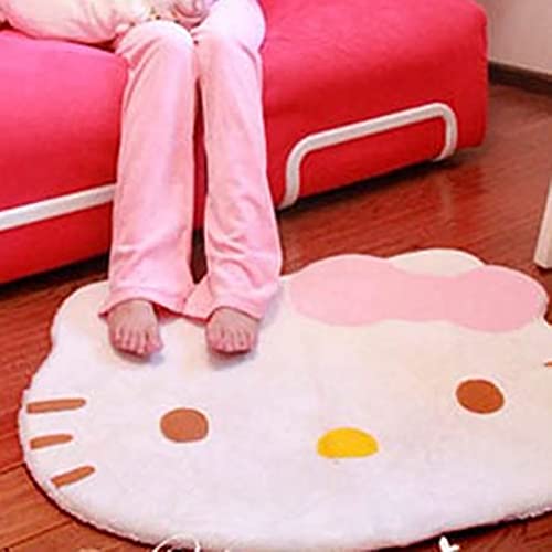 Cartoon Carpet Super Soft Cute Rugs Kittie Mats Soft Children Area Rugs Kawaii Carpet Girls Bedroom Decor Rugs (Thicken)