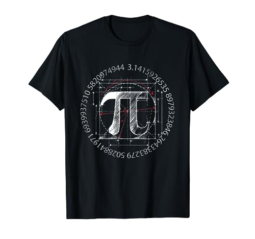 Cool Vintage Retro Pi 3.14 Math-ematics Birth-day Gift T-Shirt
