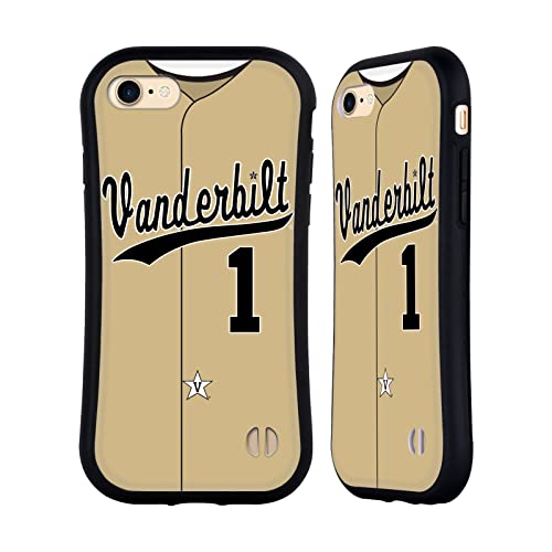Head Case Designs Officially Licensed Vanderbilt University Vandy Baseball 1 Hybrid Case Compatible with Apple iPhone 7/8 / SE 2020 & 2022