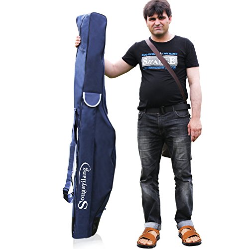 Sougayilang Soft Fishing Rod Case Carrier Bag Fishing Case Organizer-170cm/67in