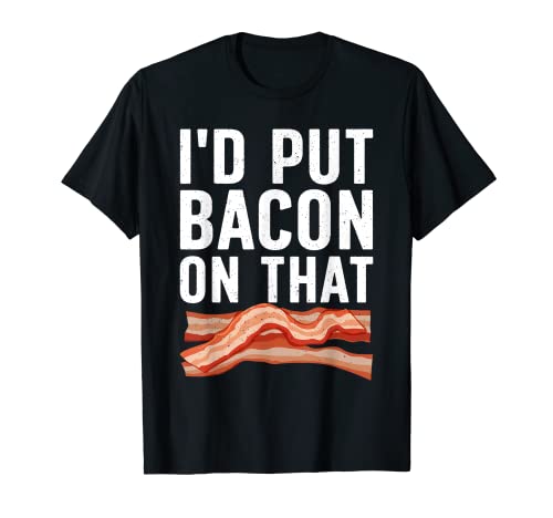 Cute Bacon Design For Men Women Kids Cured Pork Bacon Lover T-Shirt