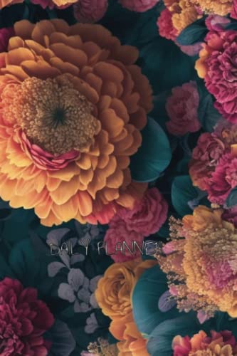 Daily Productivity Planner Floral Design